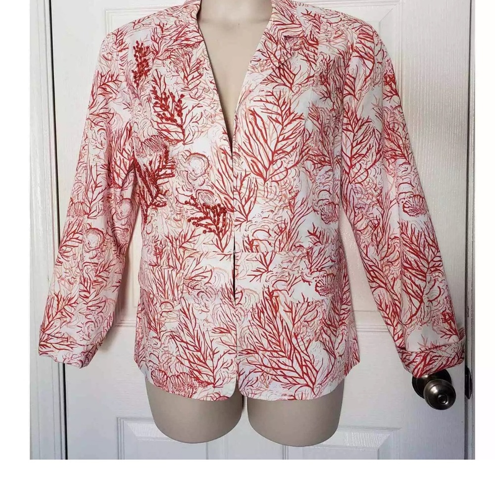 Coldwater creek Red and White Women's Top New without tags